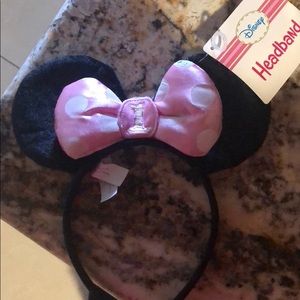 Brand new first birthday Minnie ears never worn